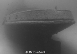 The Stern of the Rozi Tug Boat at Cirkewwa, malta. by Marcus Grant 